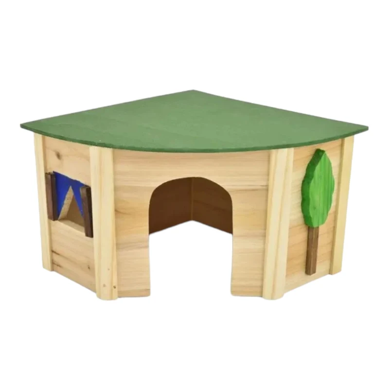 Casita Village Corner para Gatos — Refugio Diseño Decorativo