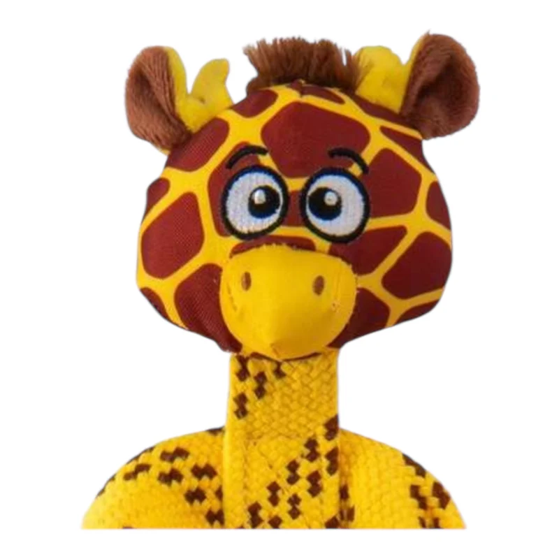 Rogz Scrubz Safari — Juguete Dental Interactivo 3 en 1 para Perros