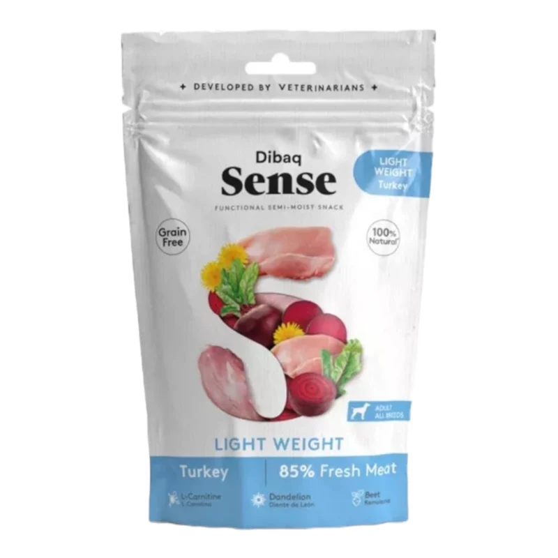Dibaq Sense Snack Light Weight — Snack Holístico Pavo Control de Peso para Perros