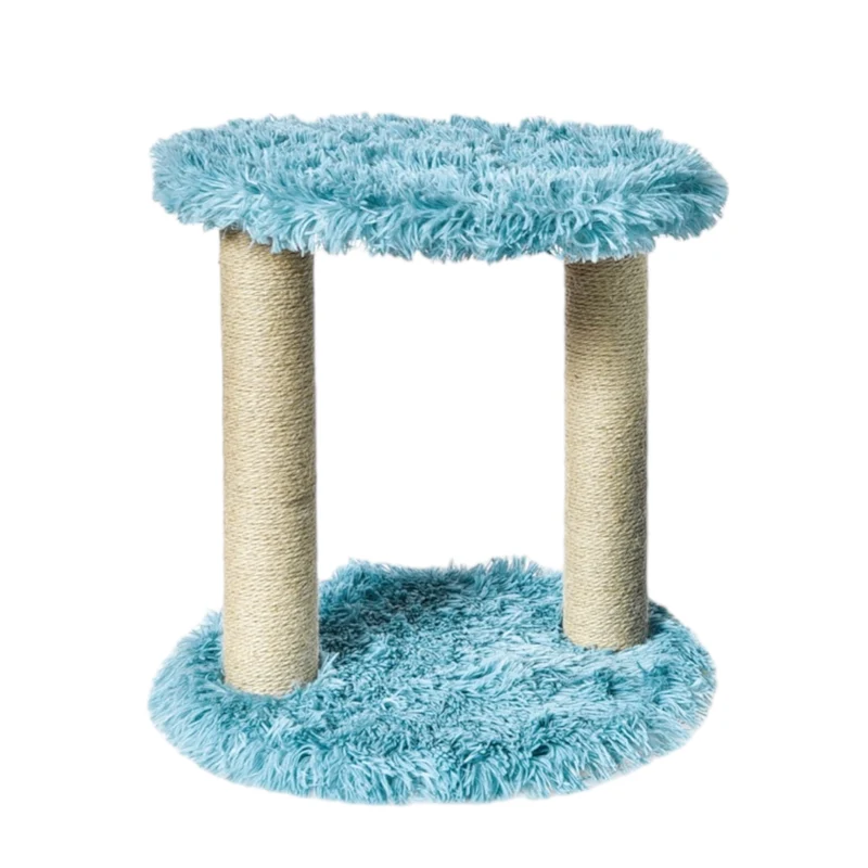 Rascador Monster Turquesa para Gatos — Diseño Divertido con Sisal