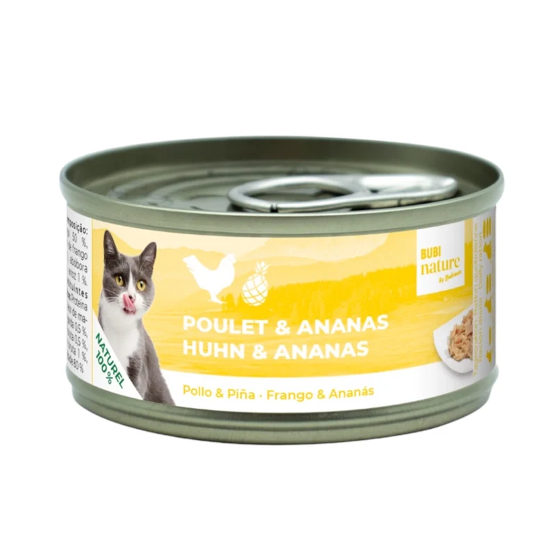 Bubi Nature Cat Pollo y Piña — Comida Húmeda Complementaria para Gatos
