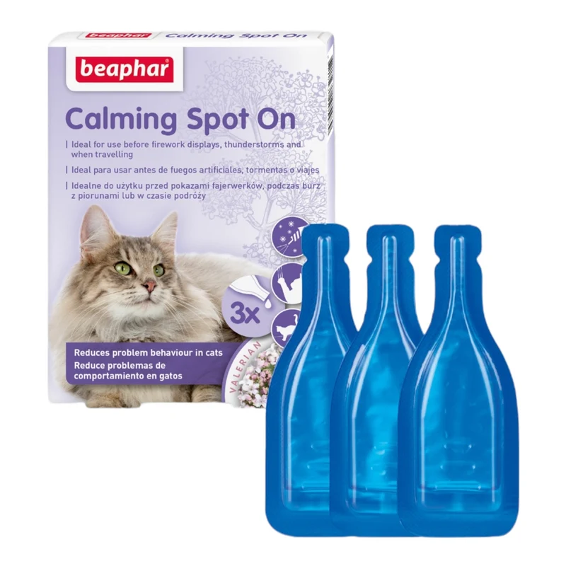 Beaphar Pipetas Calming Relajantes para Gatos — Antiestrés Natural