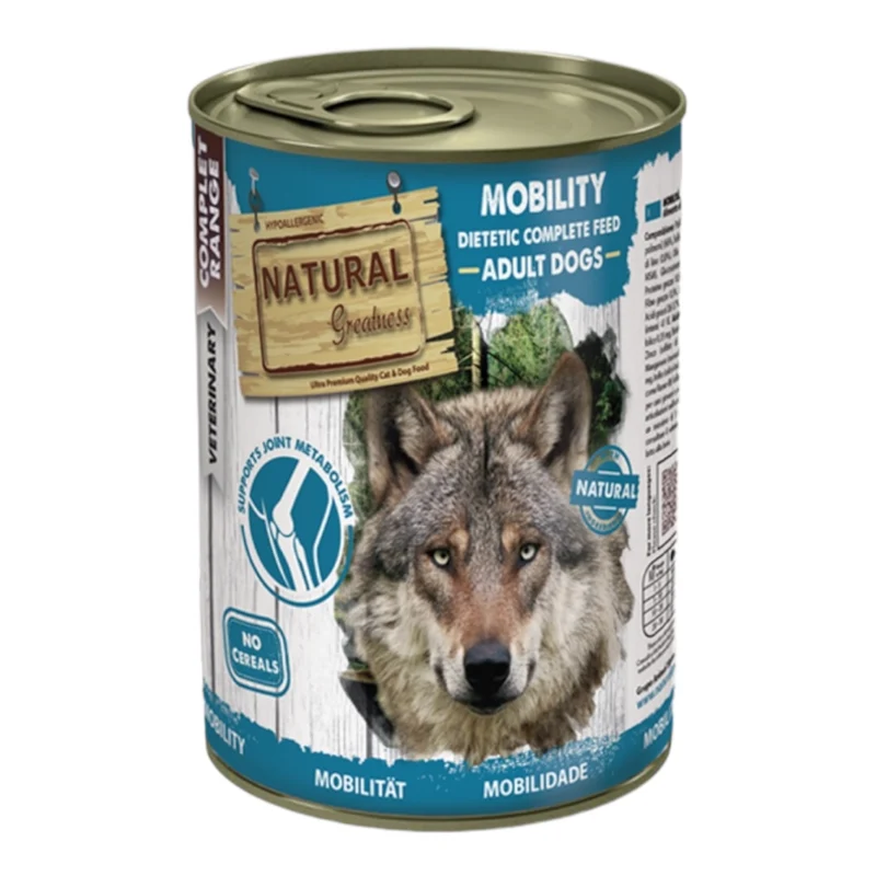 Natural Greatness Perro Dieta Veterinaria Húmeda Mobility