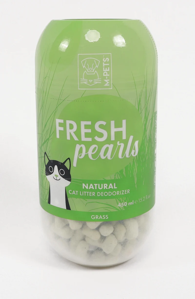 FRESH Pearls Natural Cat Litter Deodoriser - Grass 450 ml