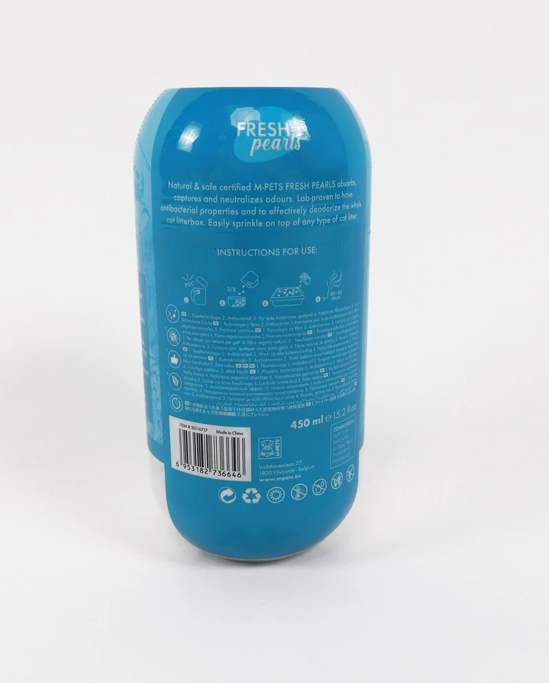 FRESH Pearls Natural Cat Litter Deodoriser - Ocean 450 ml