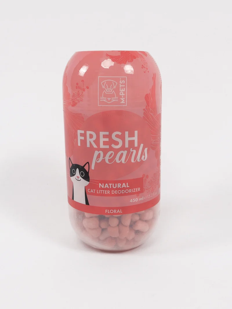 FRESH Pearls Natural Cat Litter Deodoriser - Floral 450 ml