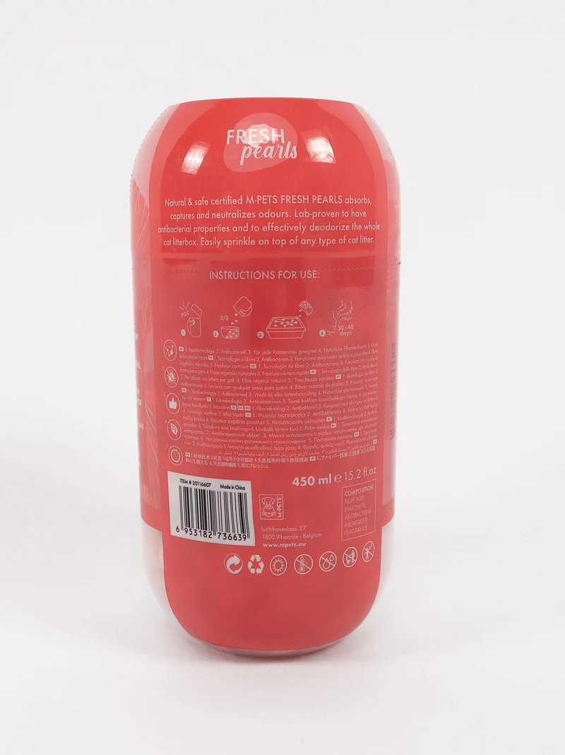 FRESH Pearls Natural Cat Litter Deodoriser - Floral 450 ml