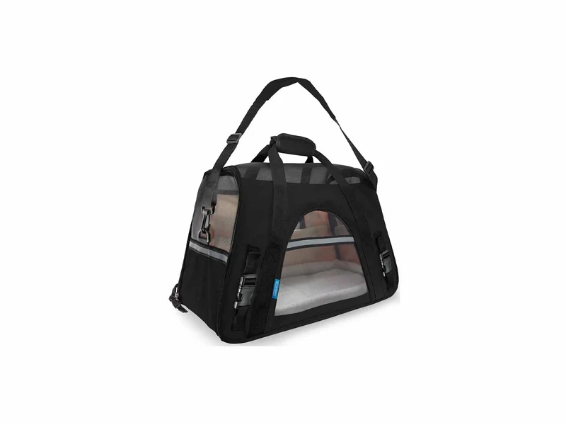 Freedog Transportín Fly Negro, 48x25x33 cm