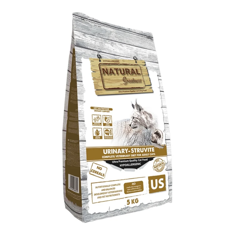 Natural Greatness Gato dieta veterinaria Urinary struvite