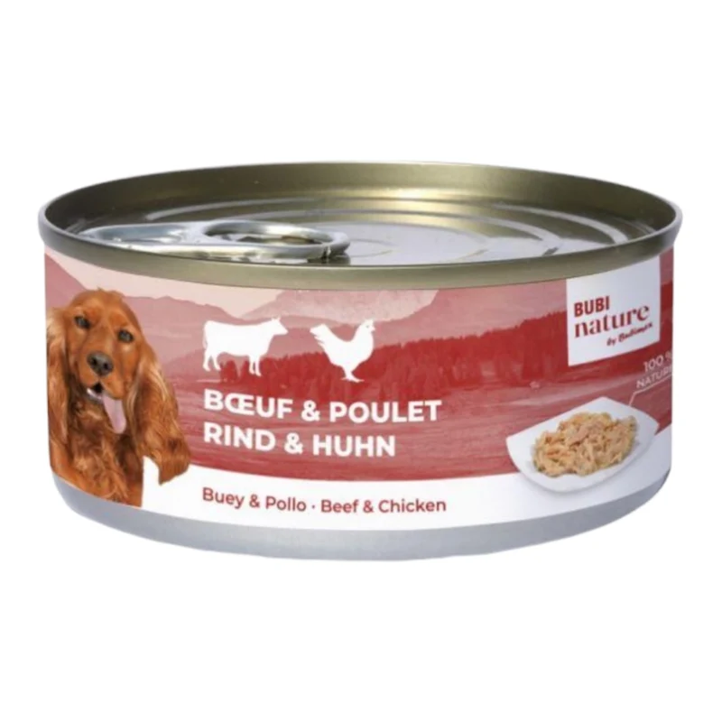 Bubi Nature Dog Ternera y Pollo — Comida Húmeda Complementaria para Perros