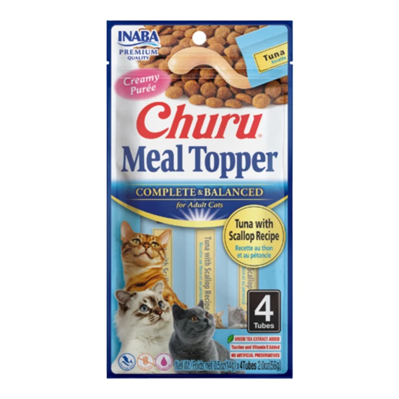 Churu Meal Topper para Gatos — Completo Cremoso para el Plato