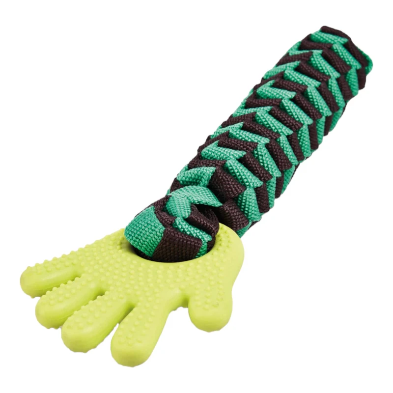 Cuerda con Mano Strong XT-DOG para Perros — Juguete Dental Tira y Afloja