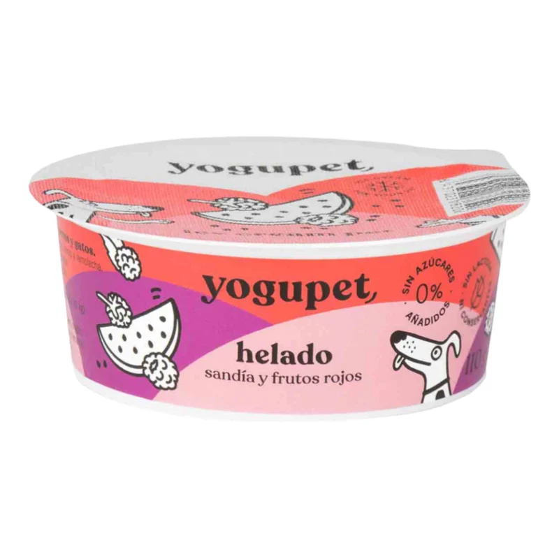 Yogupet Helado Sandía y Frutos Rojos para Perros — Snack Refrescante