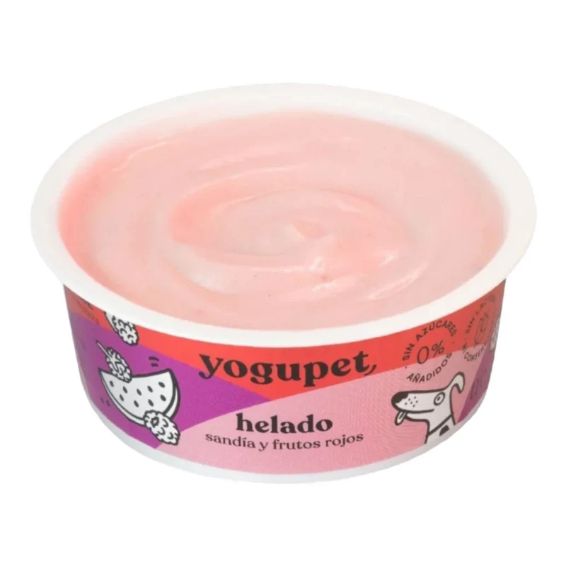Yogupet Helado Sandía y Frutos Rojos para Perros — Snack Refrescante