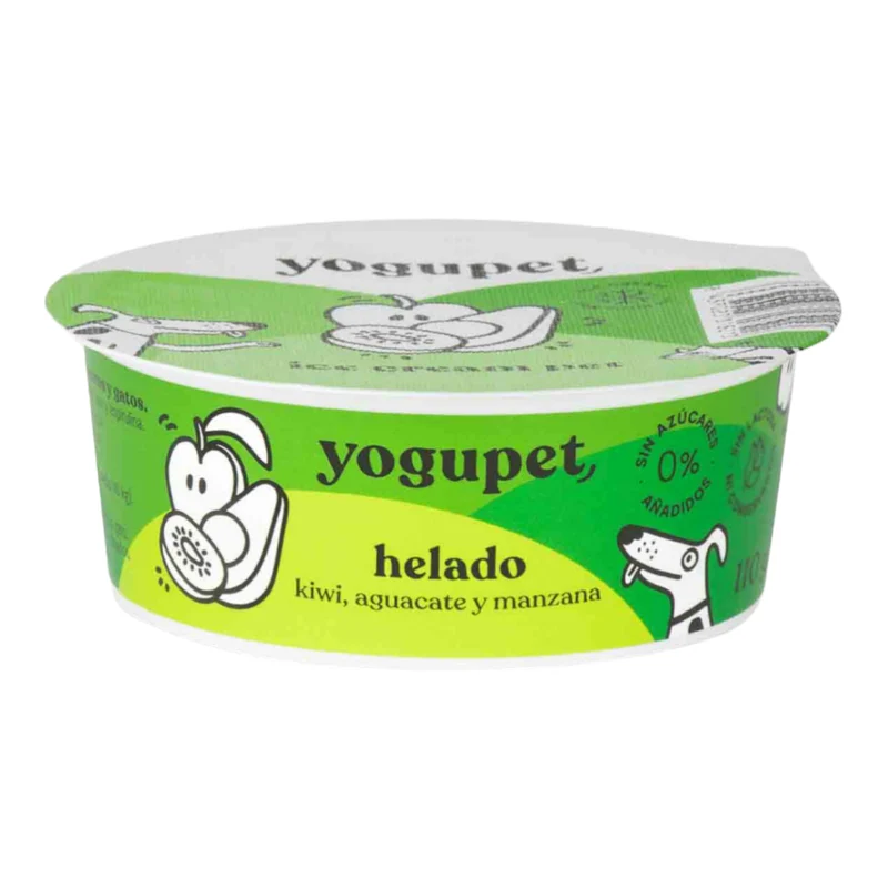 Yogupet Helado Kiwi Manzana Aguacate para Perros — Snack Refrescante