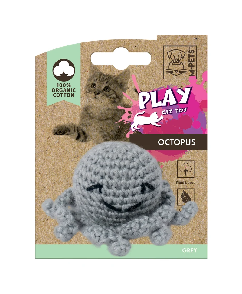 OCTOPUS - 100% Organic Cotton - Grey