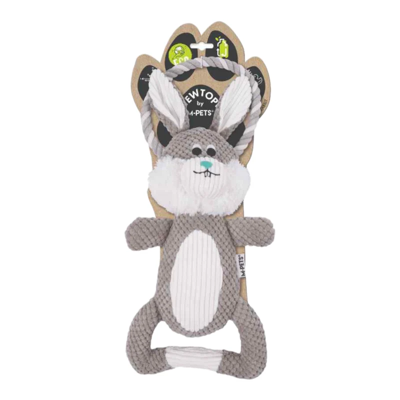 M-Pets Chewtopia ECO Conejo — Peluche Sostenible para Perros