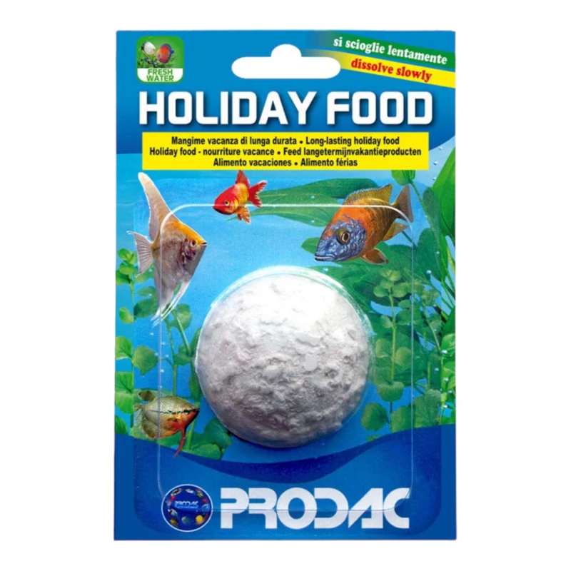 Prodac Bloque de Vacaciones para Peces — Alimento Lenta Liberación