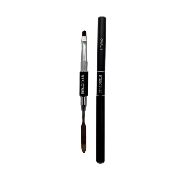 STRUCTURE Oval 4 - Nail Brush with Spatula