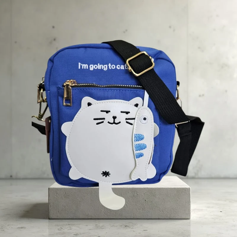 Bolso Gatuno “I’m going to catch you”, color azul