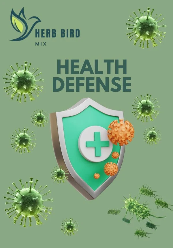 Health Defense 300 ml - Previene la coccidiosis (Antimanchas Negras ⚫️ 🌱) - Regula mejor el pH - Mezcla de hierbas para pájaros