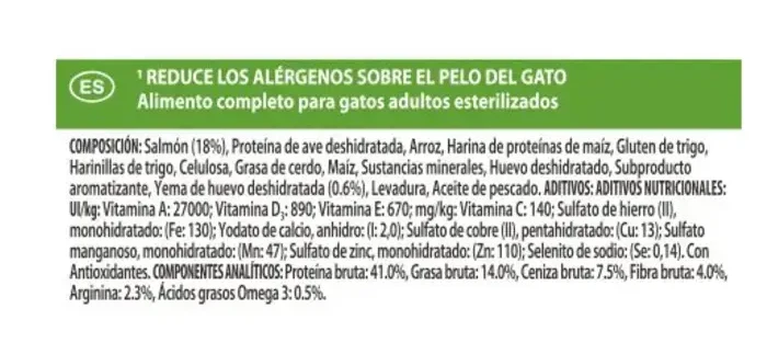 Pro Plan Liveclear Esteriliz Salmon 1,4 K