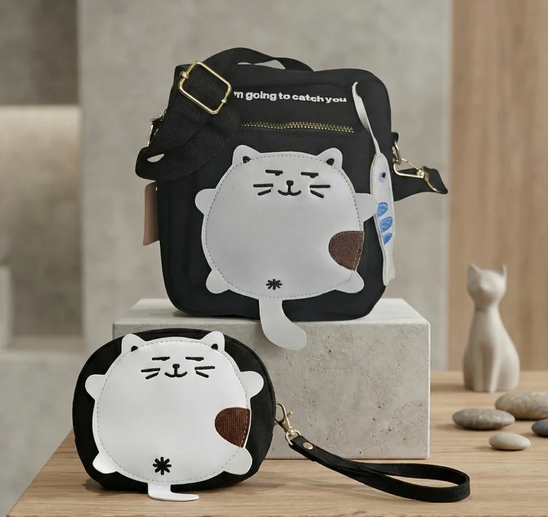 Bolso Gatuno “I’m going to catch you”, color negro