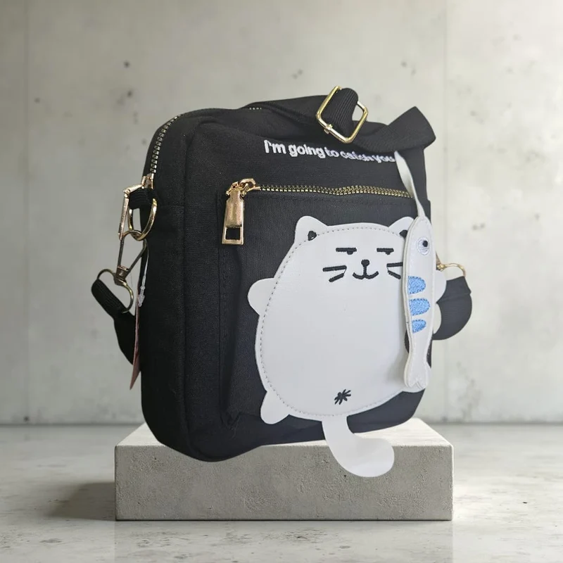 Bolso Gatuno “I’m going to catch you”, color negro