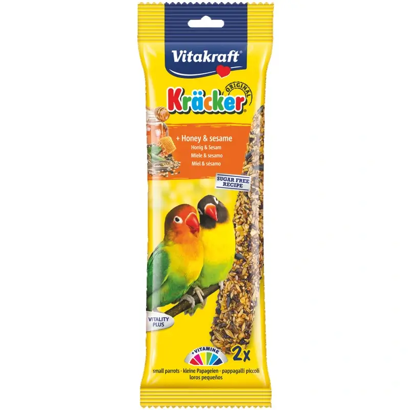 Vitakraft Barritas Agapornis Miel 5x2 unidades