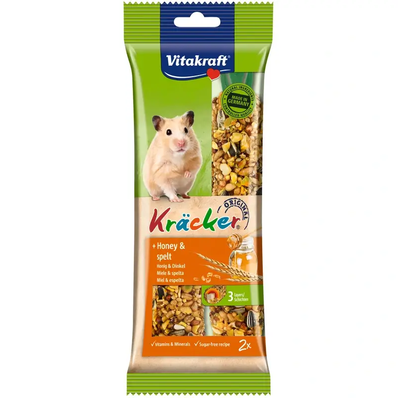Vitakraft Barritas Hamster Miel Y Sesamo 5x2 unidades