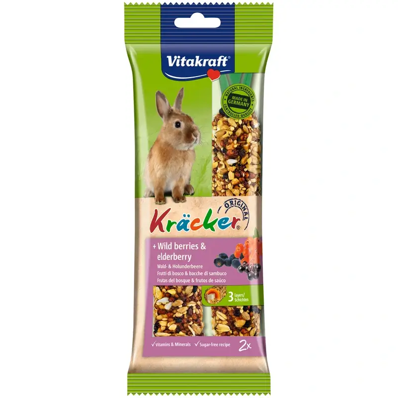 Vitakraft Barritas Conejo Enano Fruta 5x2 unidades