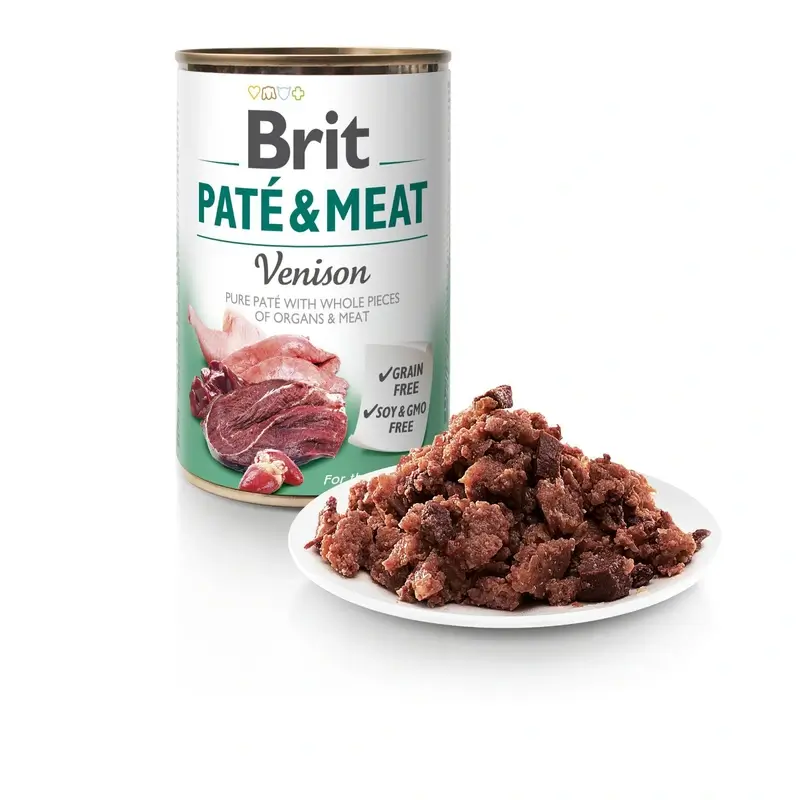 Brit Dog Paté Meat Venado 6x400 gramos