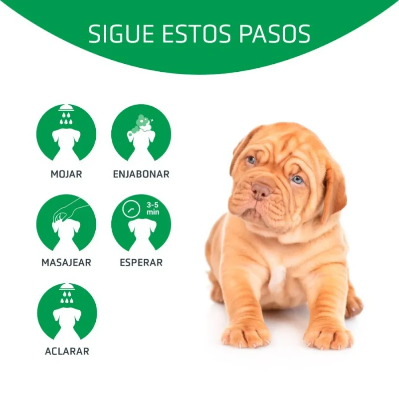 Champú Bye Bye Antiparasitario para Perros 250 ml Artero