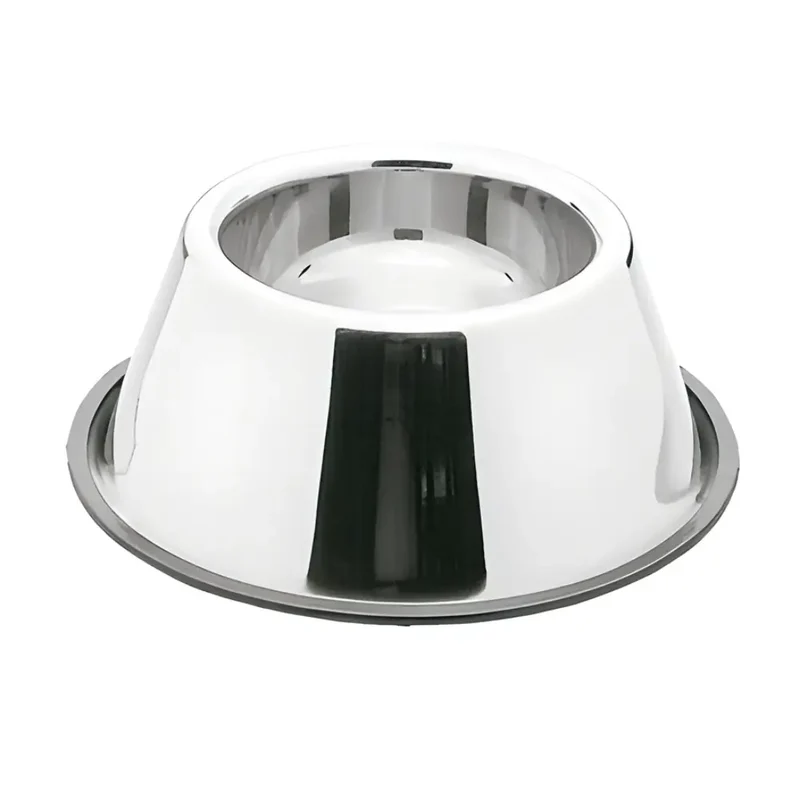 Comedero Acero Inox.Antideslizante Cocker 0,9L 24 cm