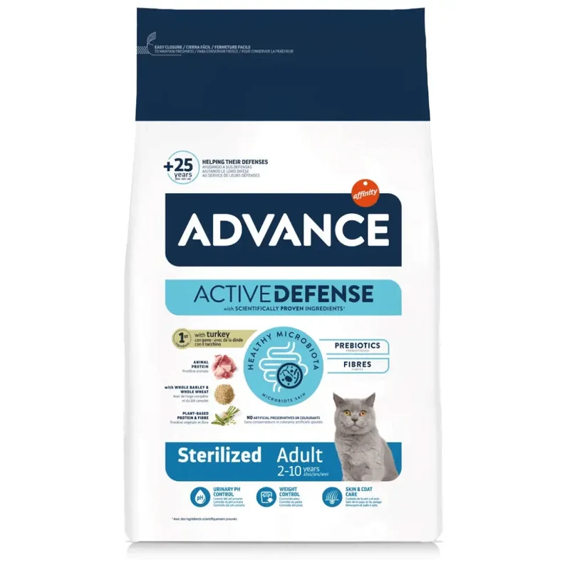 Advance Adult Sterilized Turkey Pienso de Pavo para Gatos
