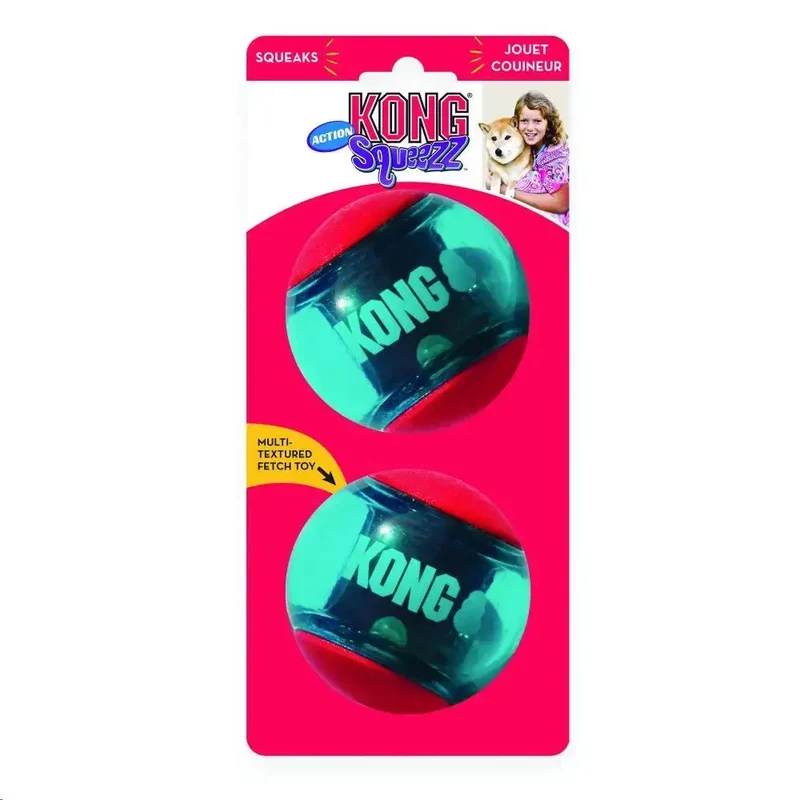KONG Juguete Perro Squeezz Action Red Large