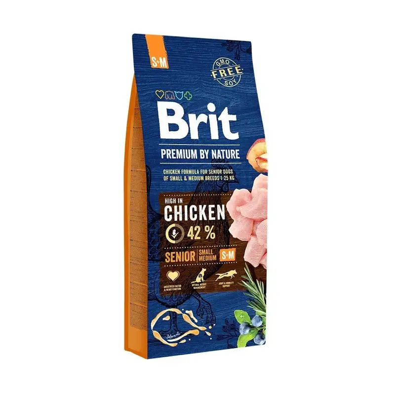 Brit Premium Dog Nature Senior Pequeño/Mediano 15 kilos