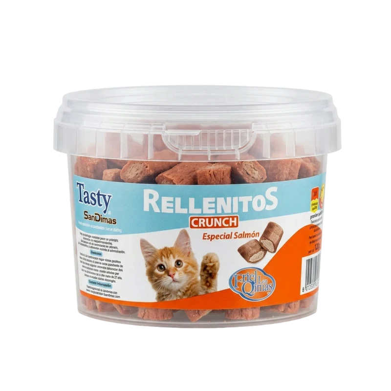 Snack Tasty Gatos Rellenitos Crunch Salmón 110 g