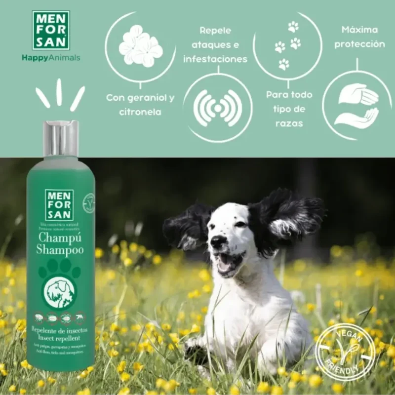 Menforsan Champú Repelente Citronela Perros 300 ml