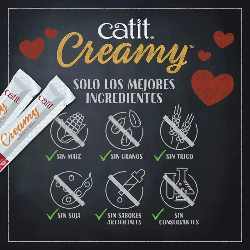 Catit Creamy Snack Pollo Pack 4X10 g