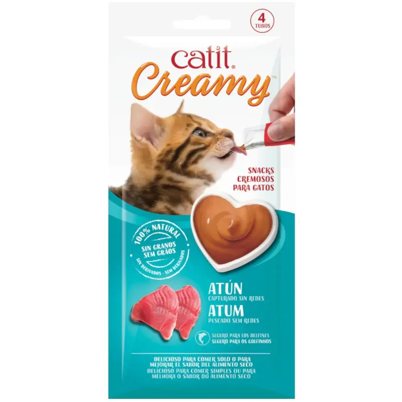 Catit Creamy Snack Atún Pack 4X10 g