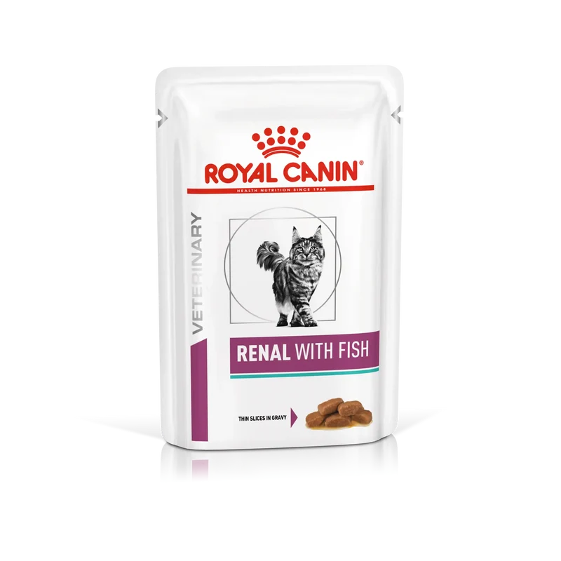 Royal Canin Veterinary Renal con Atún en Salsa 85 g Sobre Húmedo para Gatos