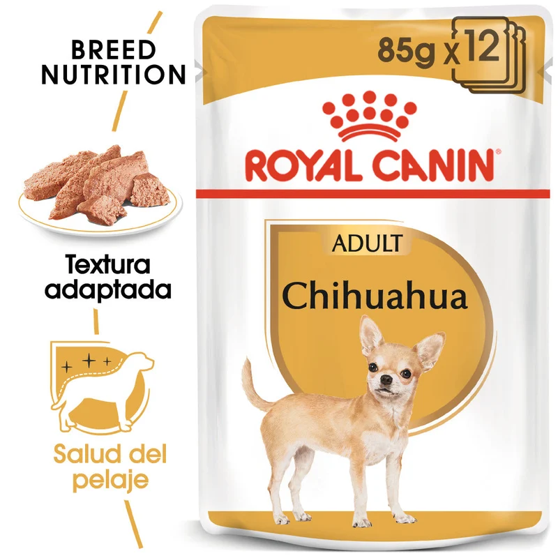 Royal Canin Chihuahua Paté Adulto 85 g Comida Húmeda para Perros