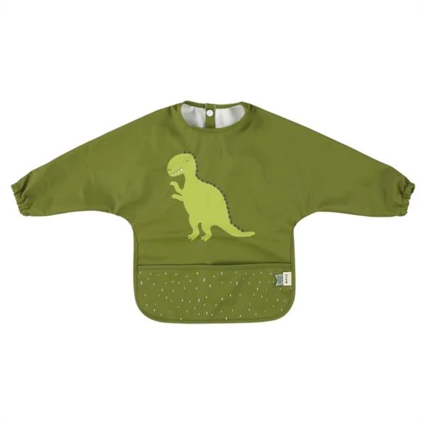 Babero Mangas Trixie Dino Impermeable
