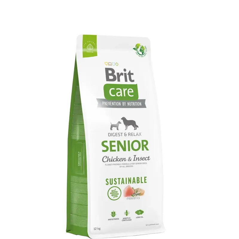 Brit Care Dog Sust- Senior Pollo 12Kg