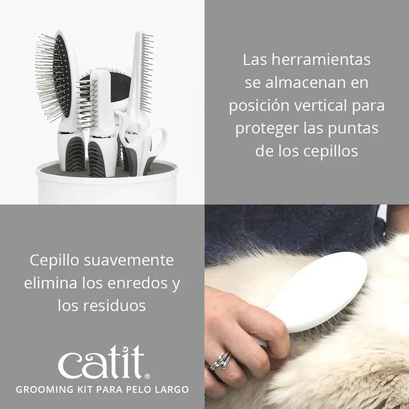 Catit Kit Grooming Pelo Largo