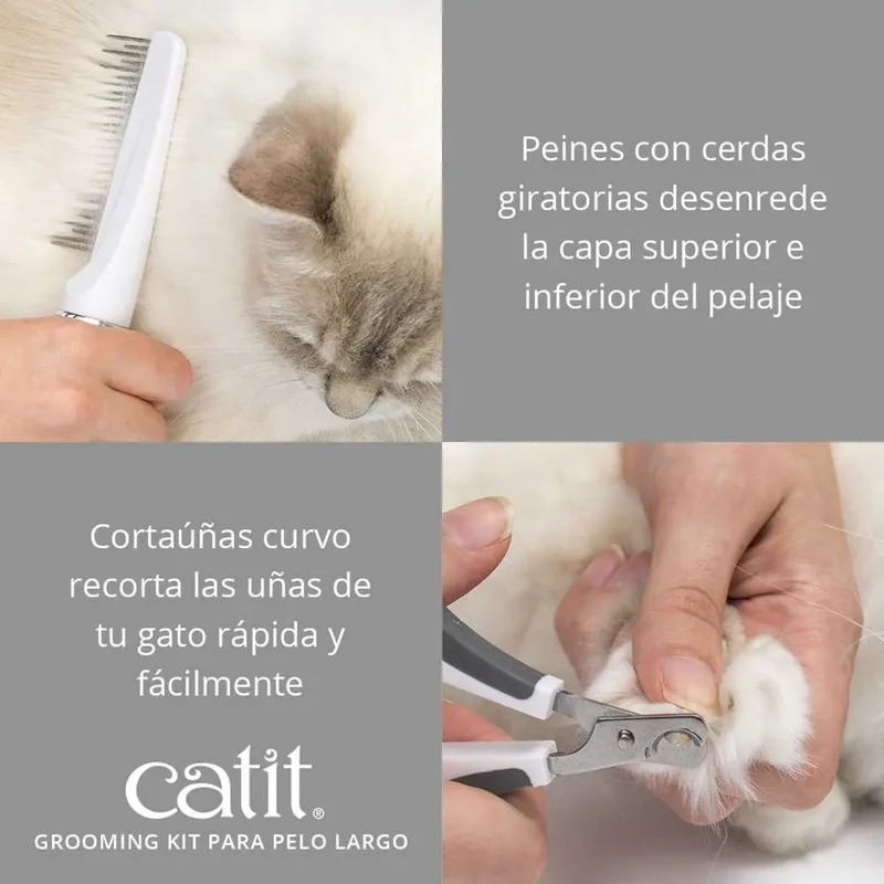 Catit Kit Grooming Pelo Largo
