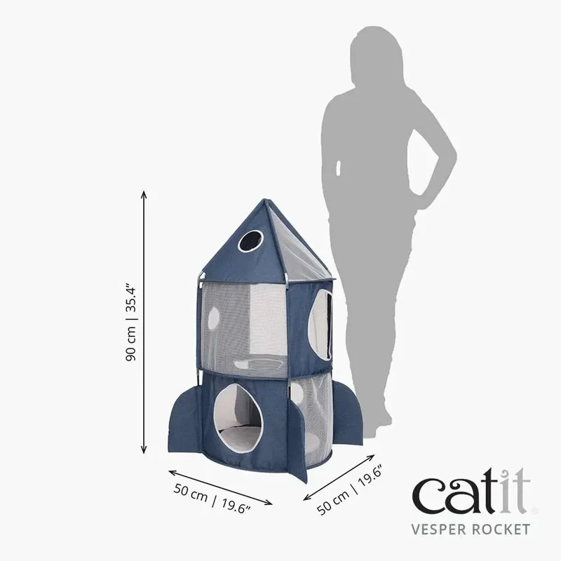 Catit Refugio Vesper Rocket, Azul