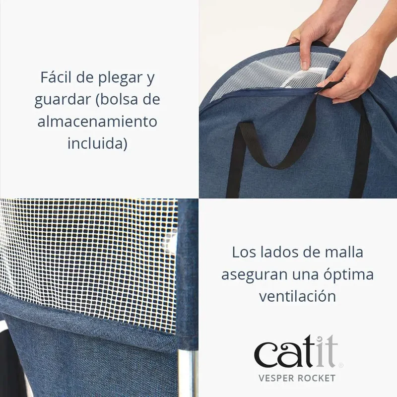 Catit Refugio Vesper Rocket, Azul