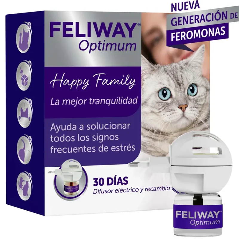 Feliway Optimum Difusor+Recambio 48 ml